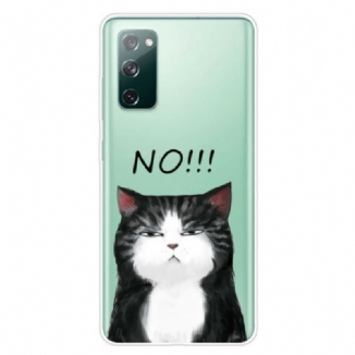 Capa Para Samsung Galaxy S20 FE O Gato Que Diz Não