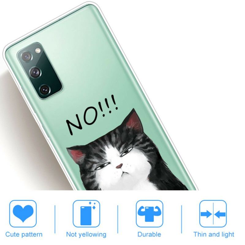 Capa Para Samsung Galaxy S20 FE O Gato Que Diz Não