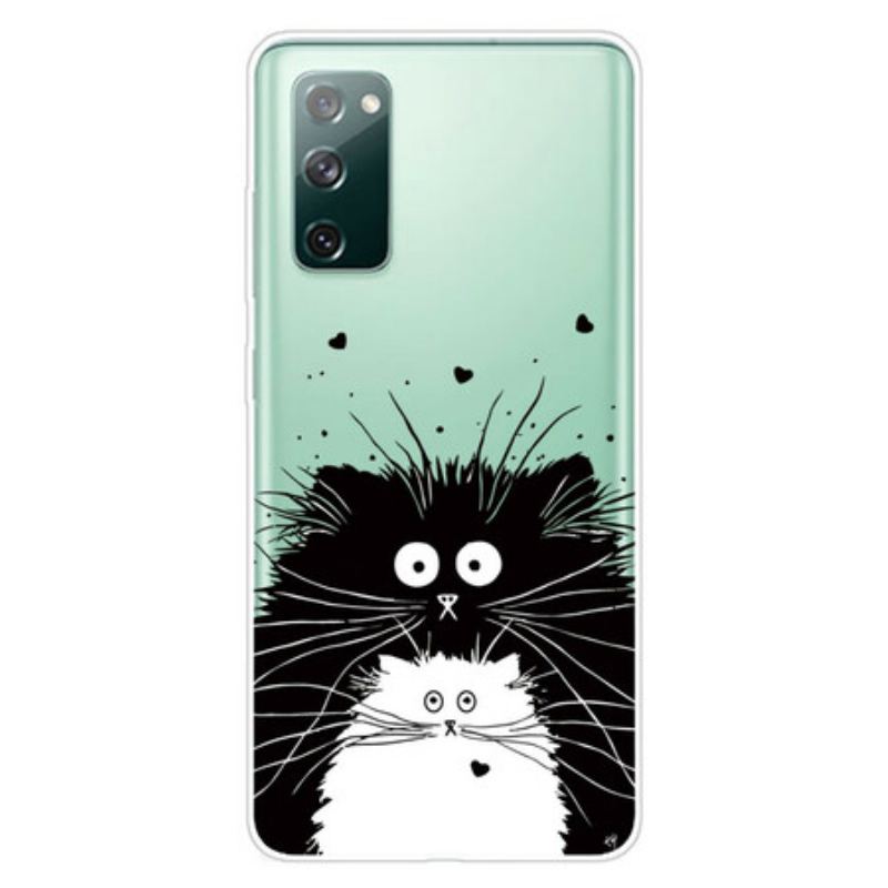 Capa Para Samsung Galaxy S20 FE Olha Os Gatos