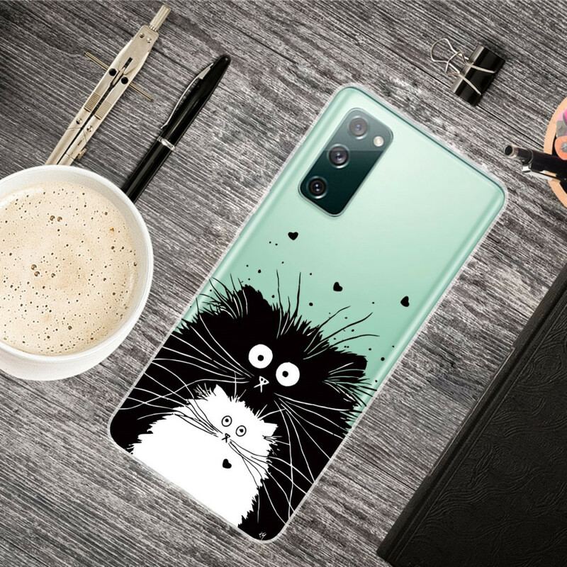 Capa Para Samsung Galaxy S20 FE Olha Os Gatos