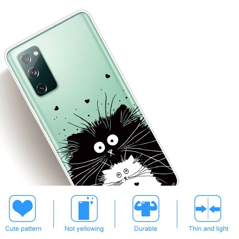 Capa Para Samsung Galaxy S20 FE Olha Os Gatos