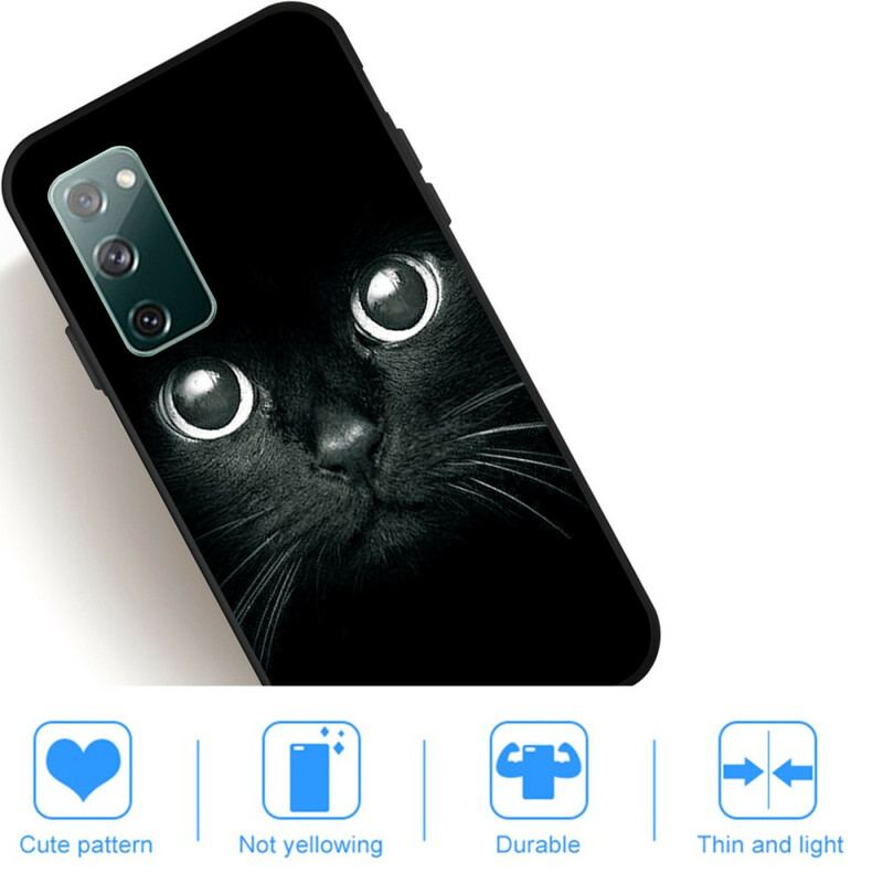 Capa Para Samsung Galaxy S20 FE Olhos De Gato