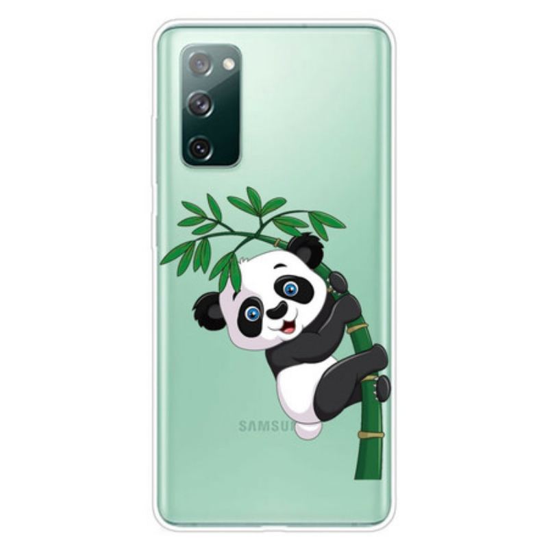 Capa Para Samsung Galaxy S20 FE Panda Sem Costura Em Bambu