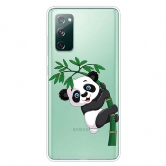 Capa Para Samsung Galaxy S20 FE Panda Sem Costura Em Bambu