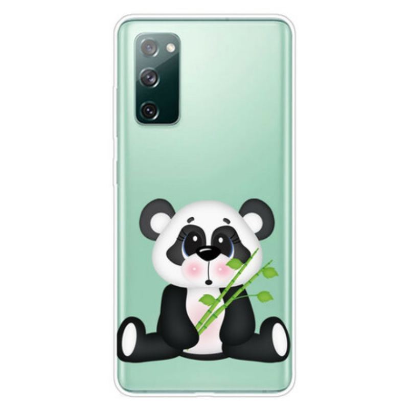 Capa Para Samsung Galaxy S20 FE Panda Triste Sem Costura