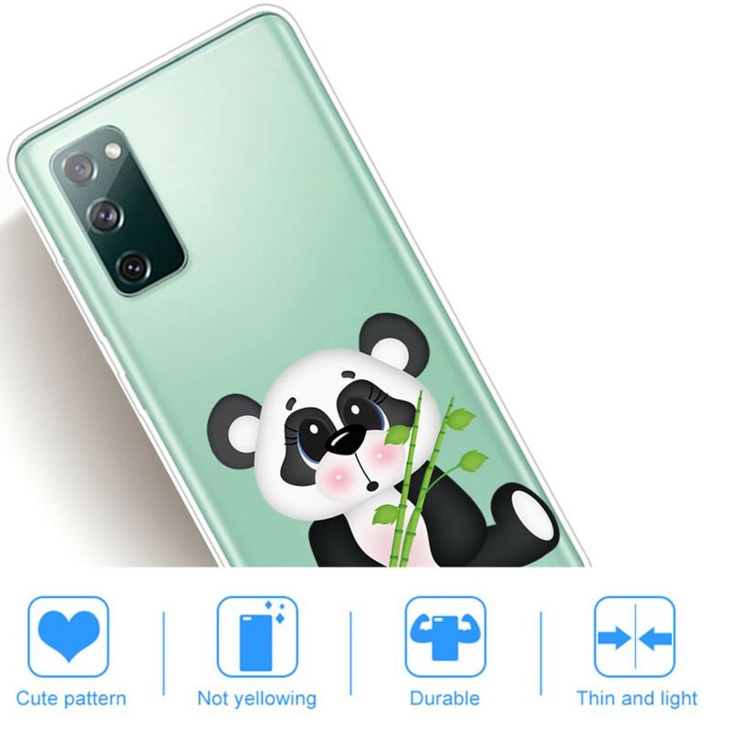 Capa Para Samsung Galaxy S20 FE Panda Triste Sem Costura