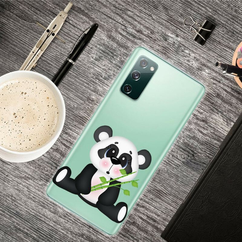 Capa Para Samsung Galaxy S20 FE Panda Triste Sem Costura