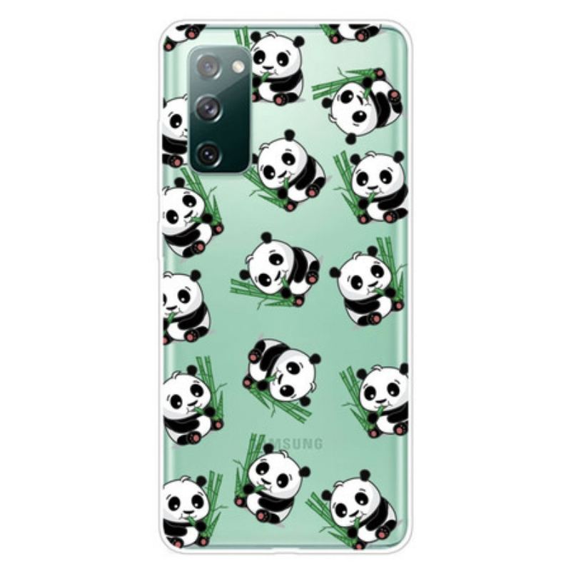 Capa Para Samsung Galaxy S20 FE Pequenos Pandas