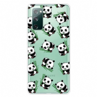 Capa Para Samsung Galaxy S20 FE Pequenos Pandas