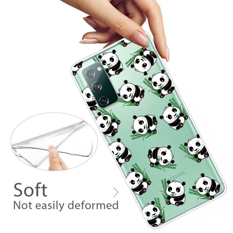 Capa Para Samsung Galaxy S20 FE Pequenos Pandas