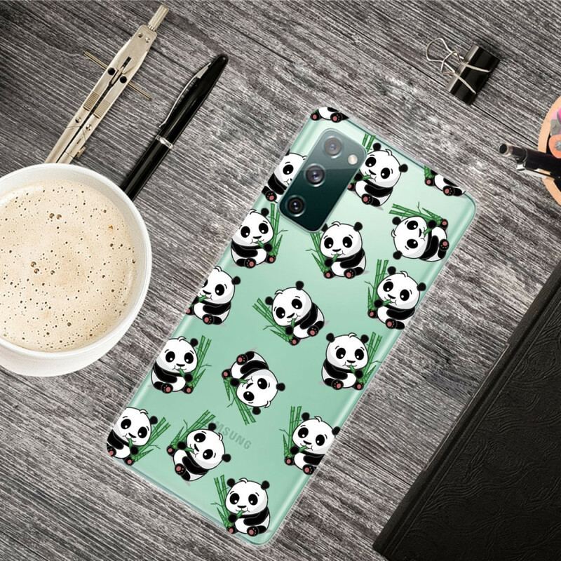 Capa Para Samsung Galaxy S20 FE Pequenos Pandas