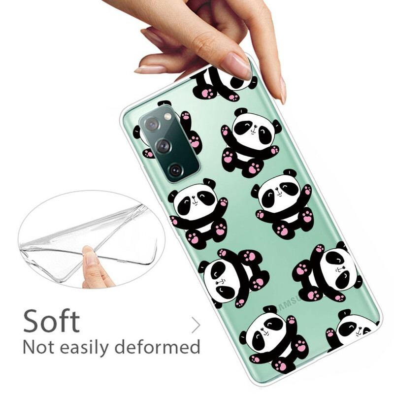 Capa Para Samsung Galaxy S20 FE Top Pandas Divertidos