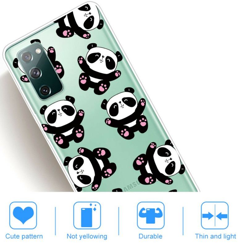 Capa Para Samsung Galaxy S20 FE Top Pandas Divertidos