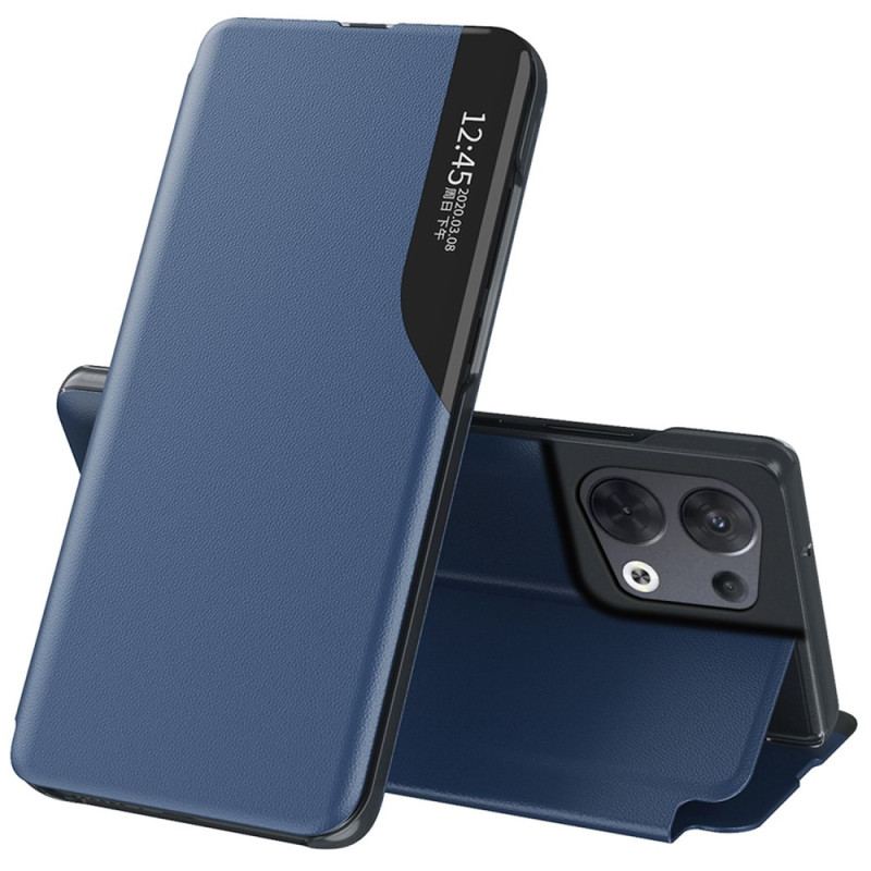 Capa De Celular Para Oppo Reno 8 Pro Couro Sintético