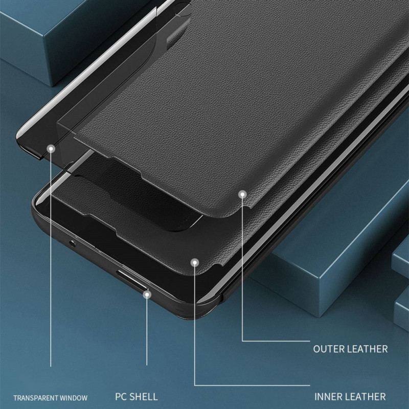 Capa De Celular Para Oppo Reno 8 Pro Couro Sintético