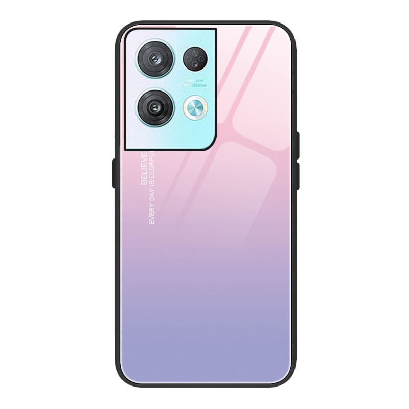 Capa De Celular Para Oppo Reno 8 Pro Vidro Temperado Gradiente