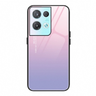 Capa De Celular Para Oppo Reno 8 Pro Vidro Temperado Gradiente