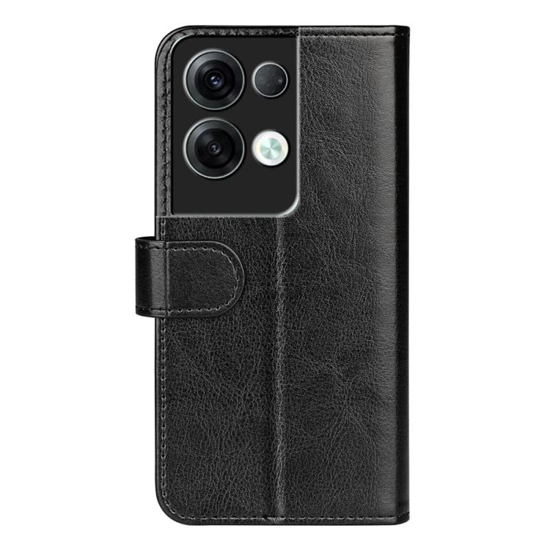 Capa Flip Para Oppo Reno 8 Pro Clássico Retrô