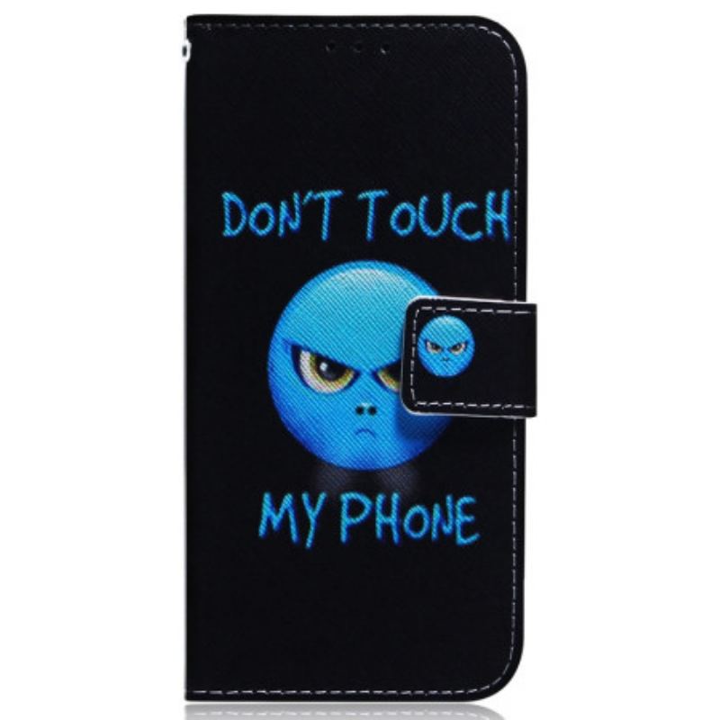 Capa Flip Para Oppo Reno 8 Pro De Cordão Cordão Emoji Telefone