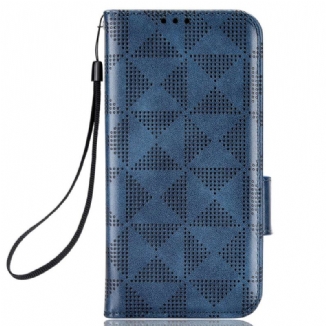 Capa Flip Para Oppo Reno 8 Pro De Cordão Fecho Alça Dupla