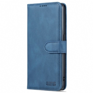 Capa Flip Para Oppo Reno 8 Pro Efeito Couro Vintage Azns