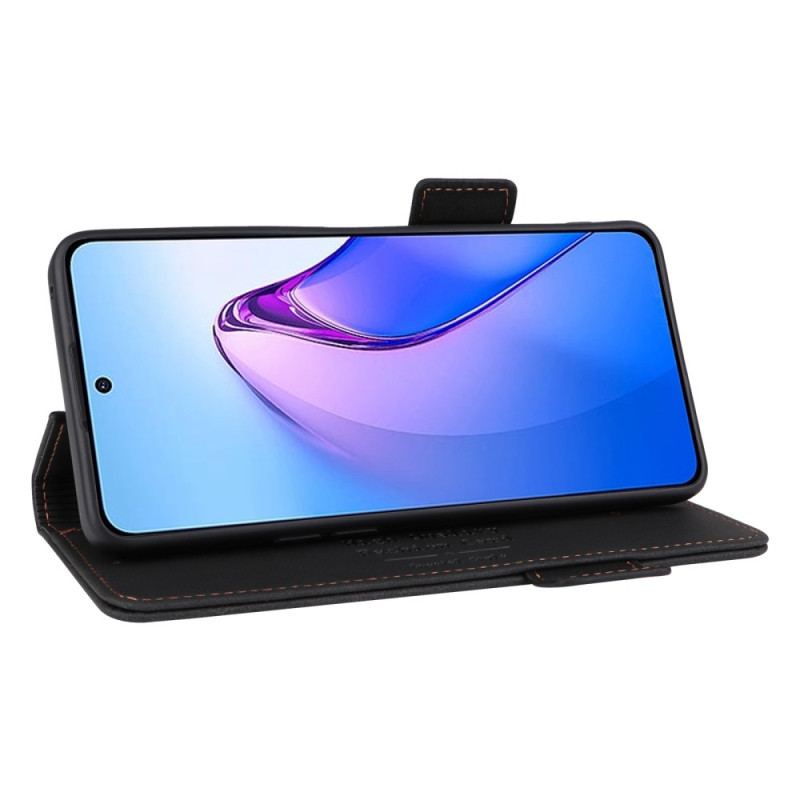 Capa Flip Para Oppo Reno 8 Pro Elegância Sutil