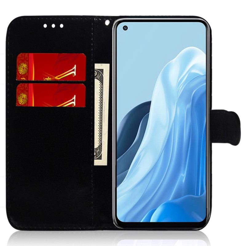 Capa Flip Para Oppo Reno 8 Pro Estilo Discoteca