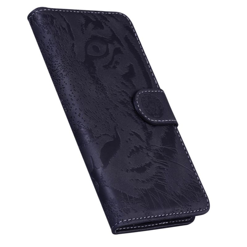 Capa Flip Para Oppo Reno 8 Pro Pegada De Tigre