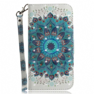 Capa Folio Para Oppo Reno 8 Pro De Cordão Mandala Strappy