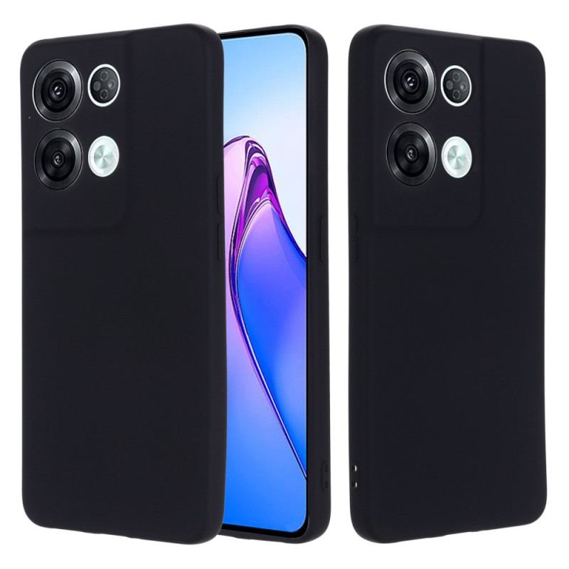 Capa Para Oppo Reno 8 Pro De Cordão Tiras De Silicone Líquido