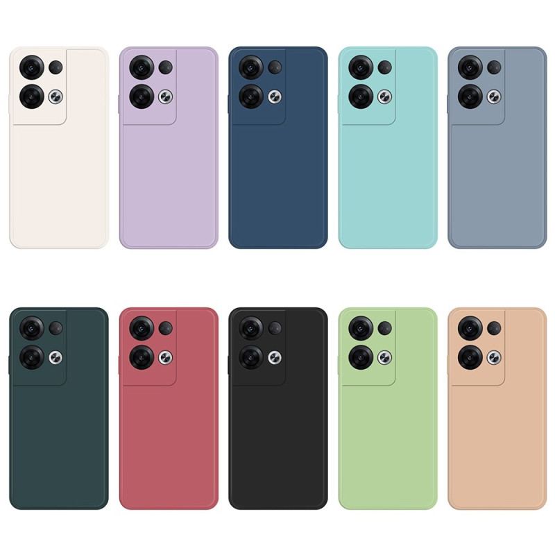 Capa Para Oppo Reno 8 Pro Interior De Microfibra De Silicone