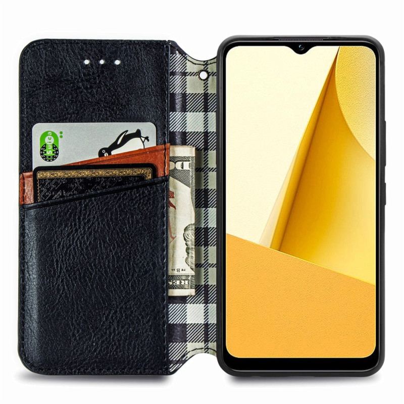 Capa De Celular Para Vivo Y16 Flip Padrão 3d