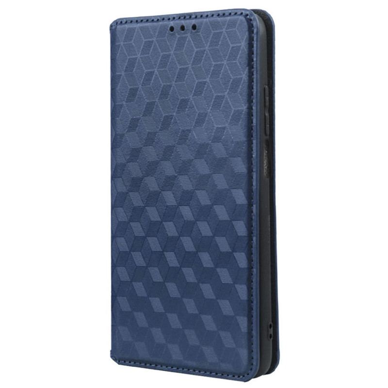 Capa De Celular Para Vivo Y16 Flip Textura 3d