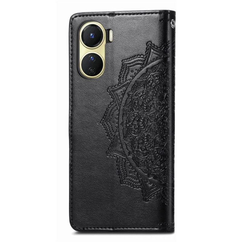 Capa Flip Para Vivo Y16 Barroco-mandala