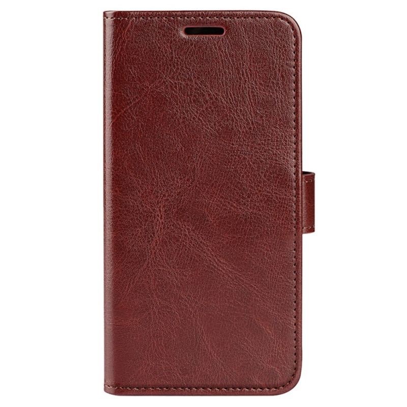 Capa Flip Para Vivo Y16 Couro Falso Vintage