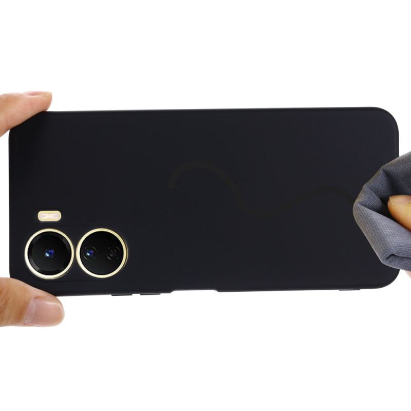 Capa Para Vivo Y16 Silicone Líquido Com Cordão