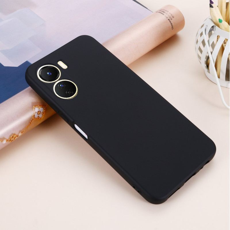 Capa Para Vivo Y16 Silicone Líquido Com Cordão