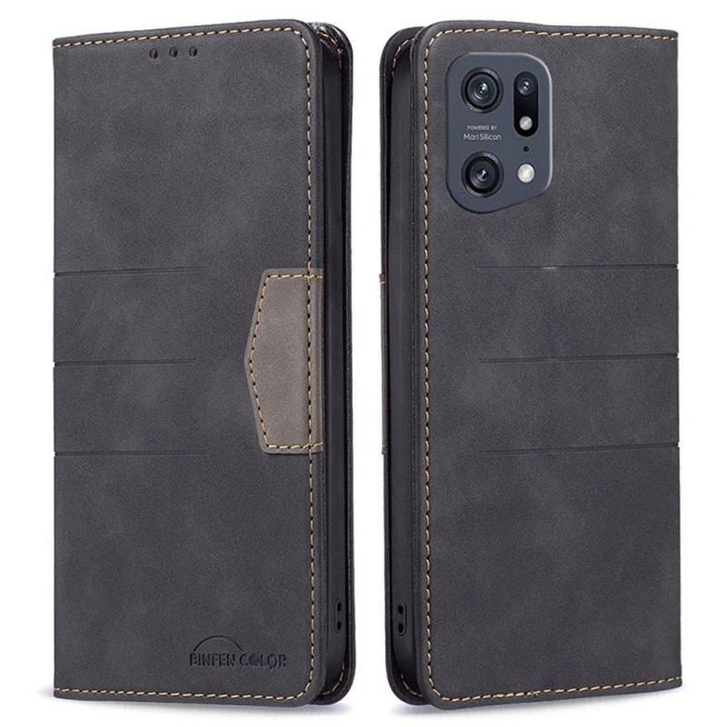 Capa De Celular Para Oppo Find X5 Pro Flip Cor Binfen