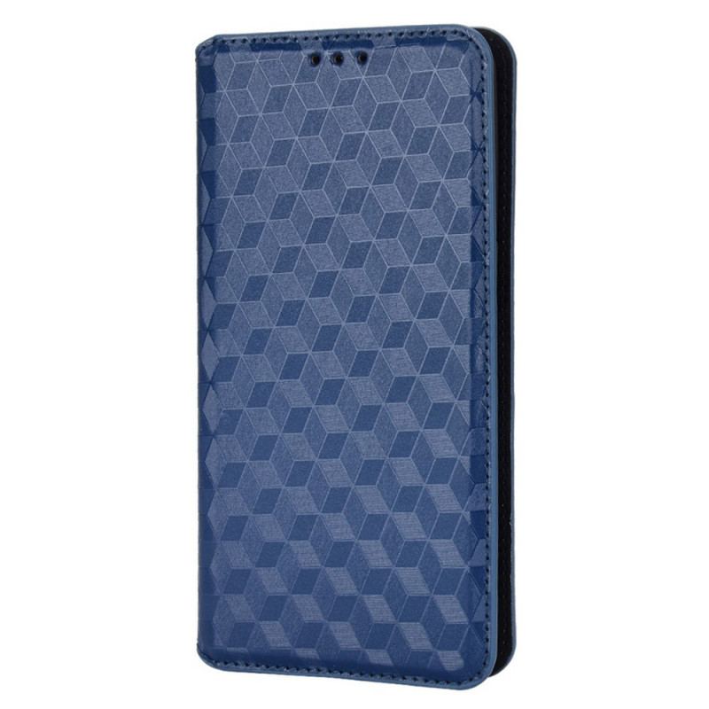 Capa De Celular Para Oppo Find X5 Pro Flip Efeito Couro Diamante 3d