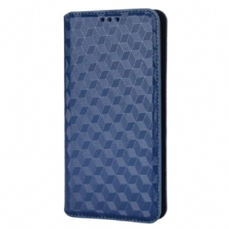 Capa De Celular Para Oppo Find X5 Pro Flip Efeito Couro Diamante 3d