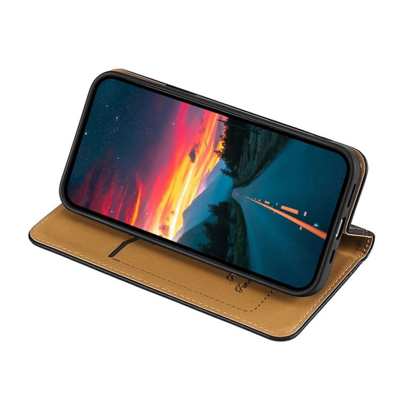 Capa De Celular Para Oppo Find X5 Pro Flip Efeito Couro Vintage