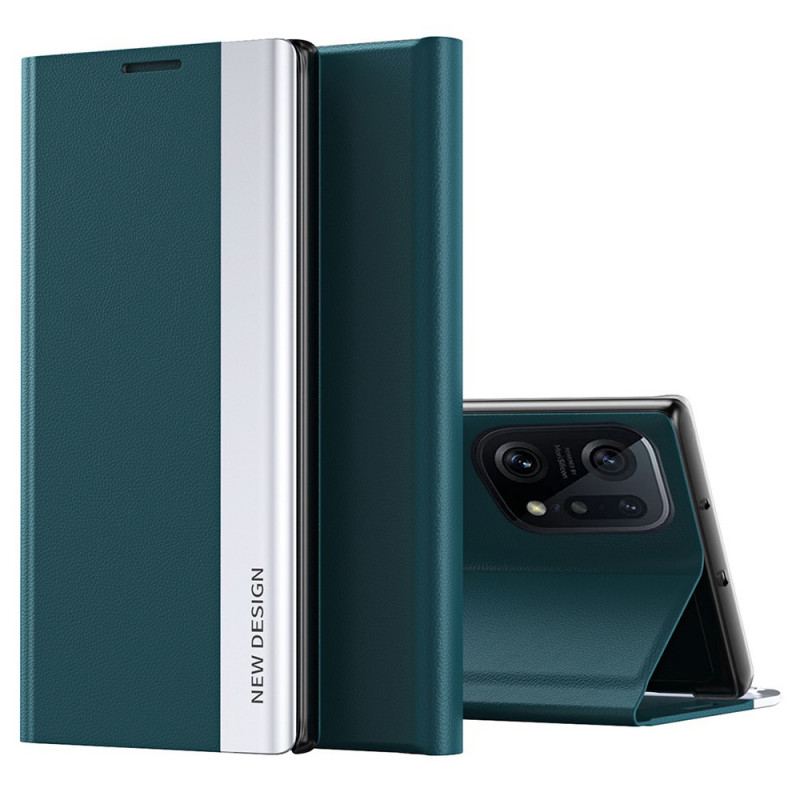 Capa De Celular Para Oppo Find X5 Pro Flip Novo Design