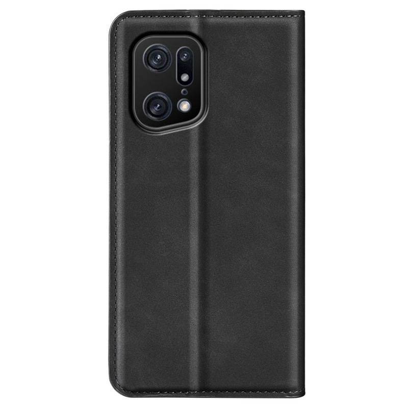 Capa De Celular Para Oppo Find X5 Pro Flip Toque De Pele