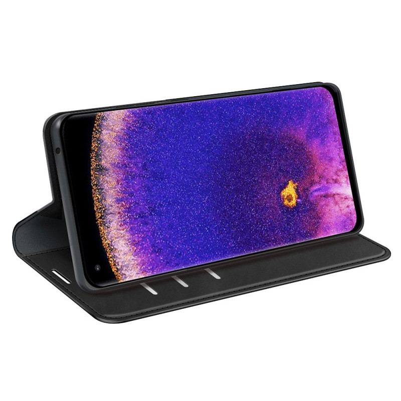 Capa De Celular Para Oppo Find X5 Pro Flip Toque De Pele