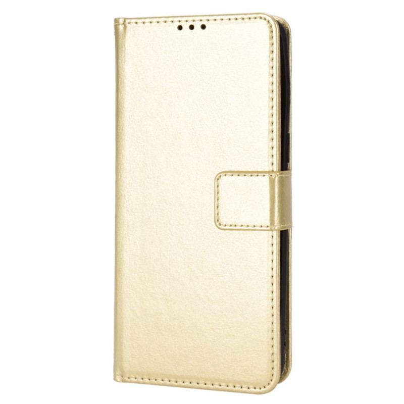 Capa De Couro Para Oppo Find X5 Pro Couro Falso Chamativo