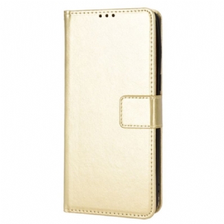 Capa De Couro Para Oppo Find X5 Pro Couro Falso Chamativo