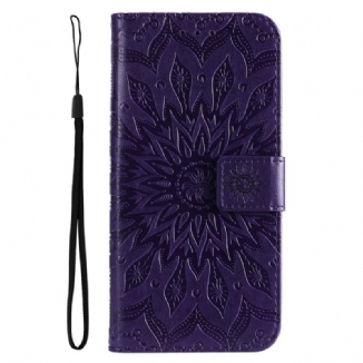 Capa Flip Para Oppo Find X5 Pro De Cordão Tanga Sol