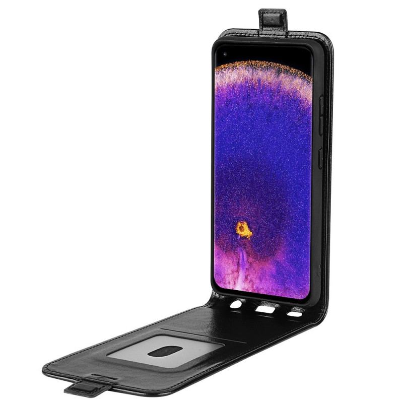 Capa Flip Para Oppo Find X5 Pro De Couro Aba Vertical