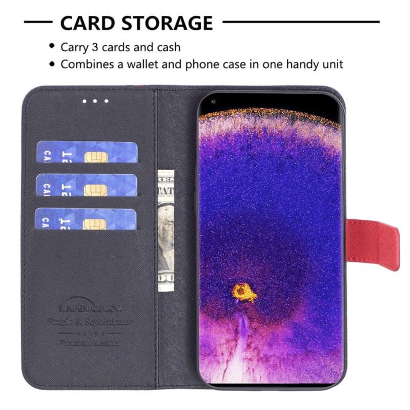 Capa Flip Para Oppo Find X5 Pro Couro Sintético Tetxuré Binfen Color