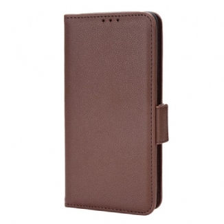 Capa Flip Para Oppo Find X5 Pro Estilo Tradicional De Couro Lichia